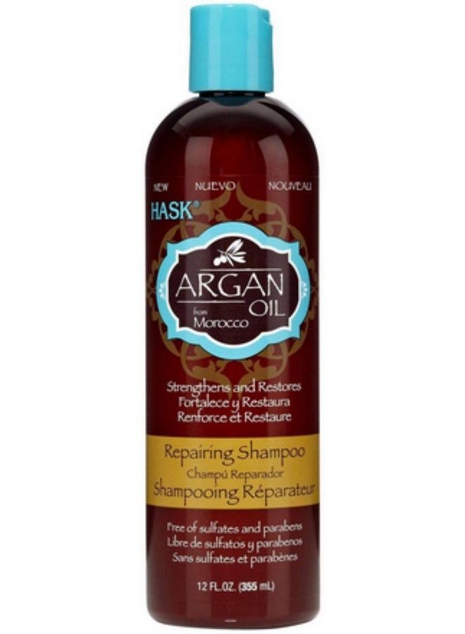 Hask Sh Argan Oil Repairi Size 12Z Hask Argan Oil Repairing Shampoo 12Z