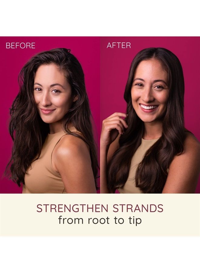 Blackberry Quinoa Protein Blend Sulfate-Free Shampoo for Color-Treated Hair Protection, Daily Strengthening & Moisturizing Shampoo, Paraben & Dye-Free, 12 Fl Oz