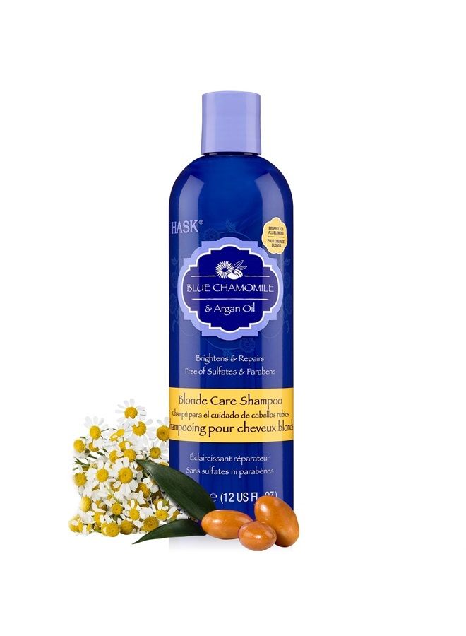 Hask Chamomile & Argan Oil Blonde Care Shampoo, 12 Ounce