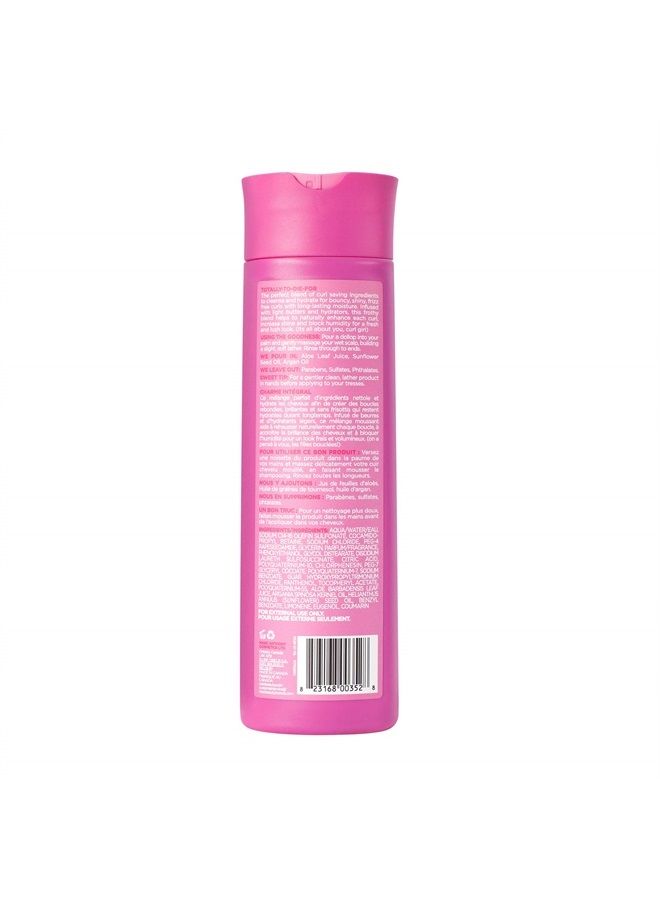 Cake Beauty Curl Girl Next Door Argan Oil Shampoo for Curly Hair - Aloe Vera & Vegan Anti Frizz Curl Enhancing Hydrating Shampoo for Dry Damaged Hair - Sulfate Free, Paraben Free & Cruelty Free