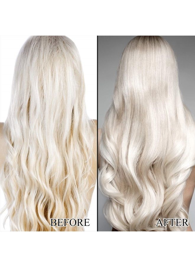 Luseta Purple Shampoo for Blonde Hair 16.9oz, Women Hair Shampoo for Grey Hair and Color Treated Hair, Best Purple Shampoo for Curly and Damaged Hair, Sulfate & Paraben Free