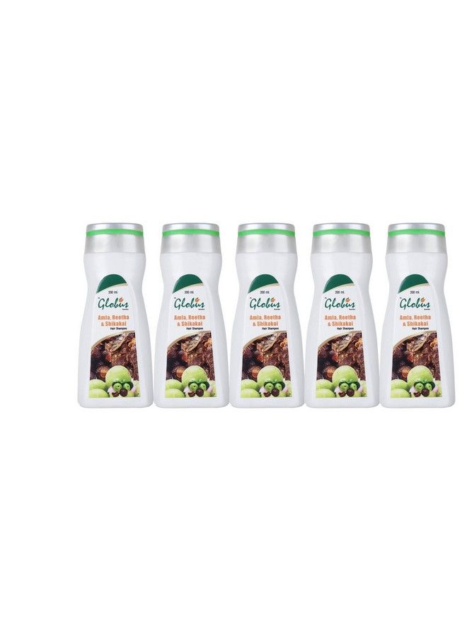 Amla Reetha Shikakai Hair Shampoo 200 Ml (Pack Of 5)