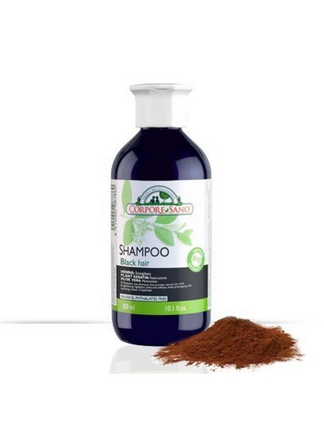 Orpore Sano Henna Shampoo For Black Haircertified Organic Growing 10.1 Fl.Oz./300Ml