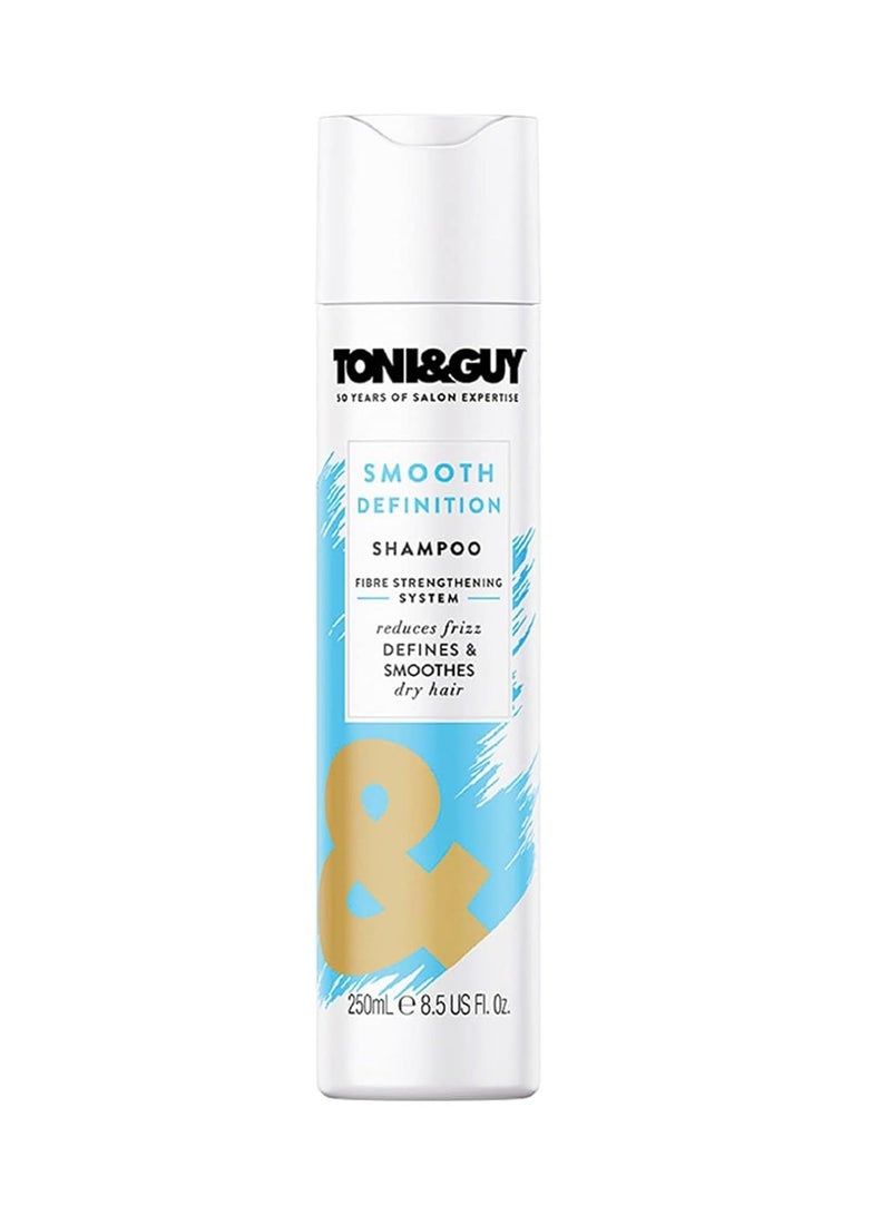 Toni and Guy Smooth Definition Shampoo for Dry Damaged Hair 250 ml