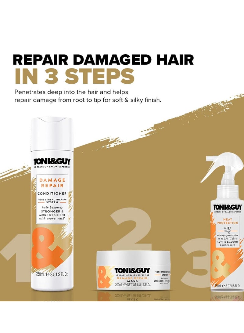 Toni and Guy Damage Repair Unscented Hair Conditioner 250 ml