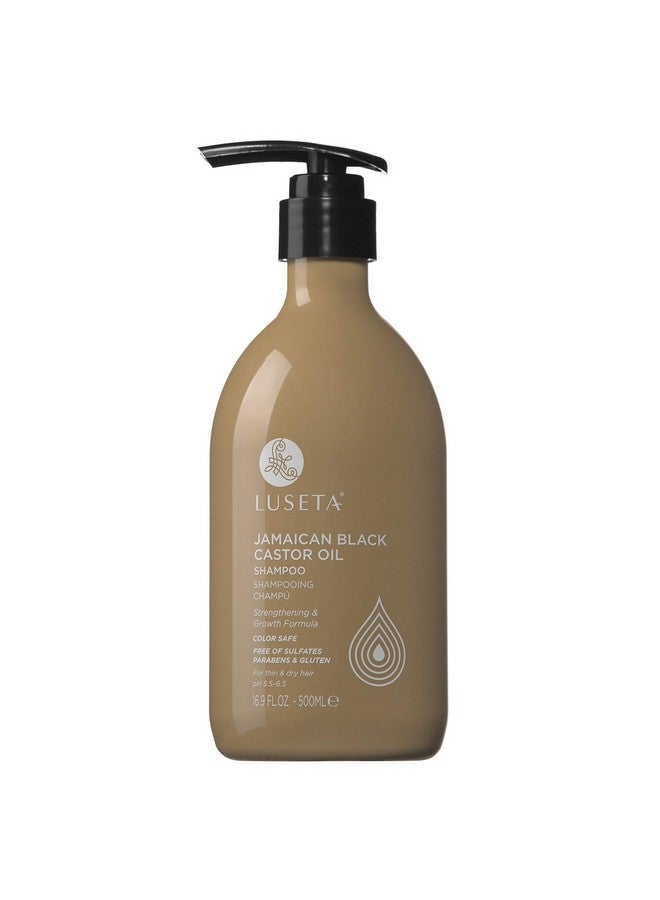 Luseta Jamaican Black Castor Oil Shampoo Strengthen And Restore Fine And Dry Hair Scalp Care 16.9Oz