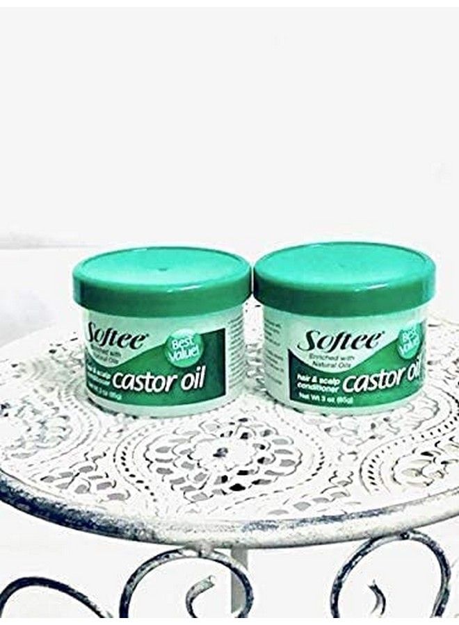 Castor Oil Hair & Scalp Conditioner 3 Ounce White 3 Ounce