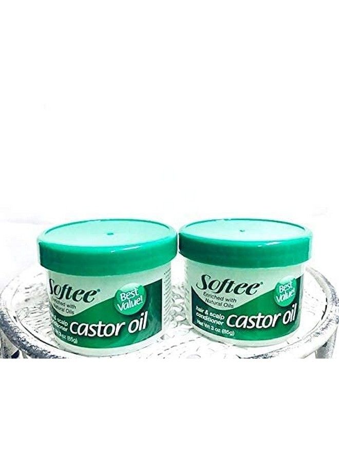 Castor Oil Hair & Scalp Conditioner 3 Ounce White 3 Ounce