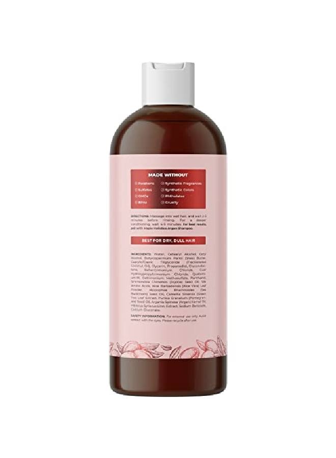 Argan Oil Conditioner For Dry Hair Nourishing Hair Conditioner For Damaged Dry Hair Infused With Argan Oil Of Morocco Sulfate Free Conditioner For Enhanced Hair Shine Volume And Frizz Control