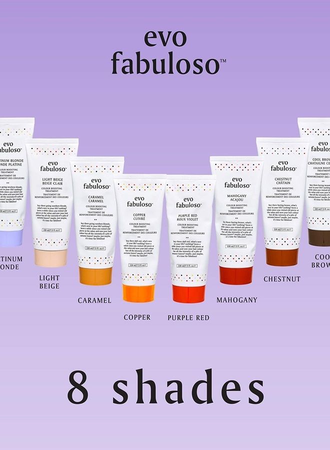 Fabuloso - Caramel Color Boosting Treatment - Color Care Conditioner for Color-Treated Hair - Helps Maintain Color Depth, Tone & Shine - Travel Size, 30ml / 1.01fl.oz