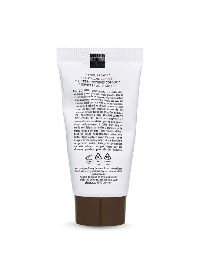Fabuloso - Cool Brown Color Boosting Treatment - Color Care Conditioner for Color-Treated Hair - Helps Maintain Color Depth, Tone & Shine - Travel Size, 30ml / 1.01fl.oz