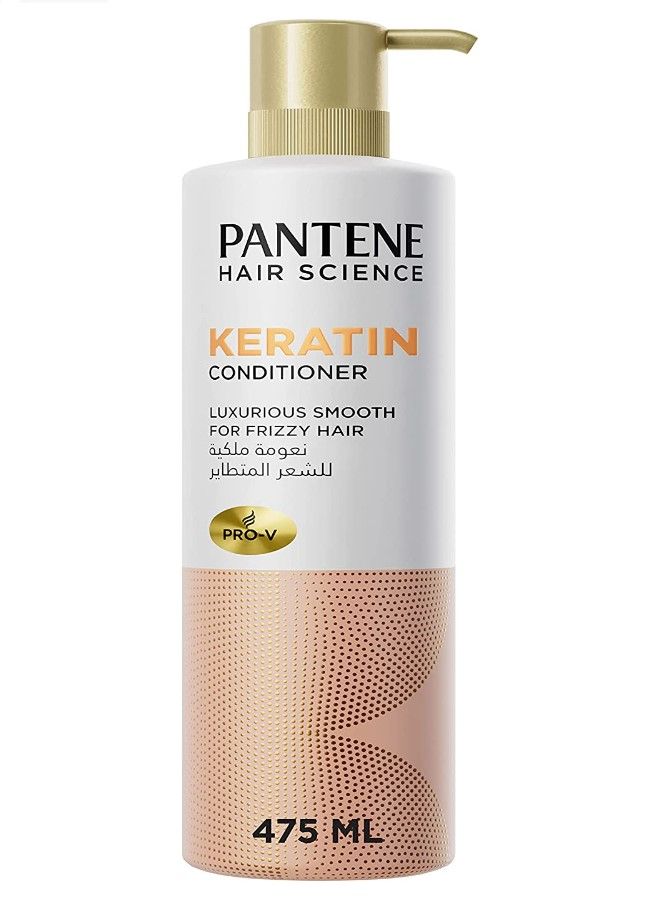 Hair Science Keratin Conditioner for Luxurious Smooth, 475 ml