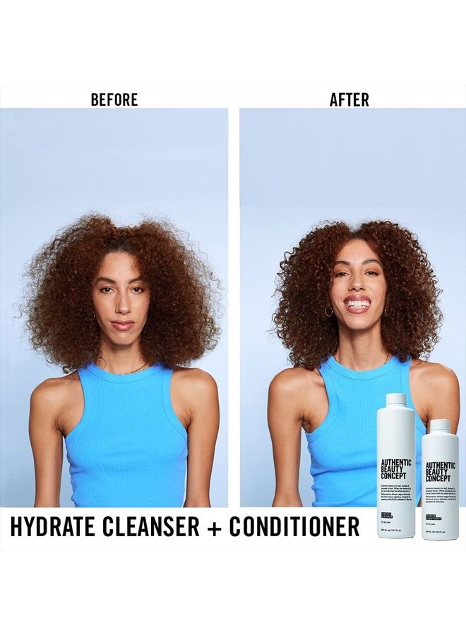 Hydrate Conditioner | Normal To Dry or Curly Hair | Adds Moisture & Shine | Vegan & Cruelty-free | Silicone-free | 1.6 fl. oz.