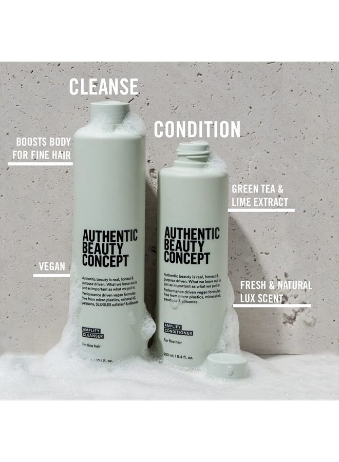 Amplify Conditioner | Fine hair | Increases Body & Volume | Vegan & Cruelty-free | Silicone-free | 8.4 fl. oz.