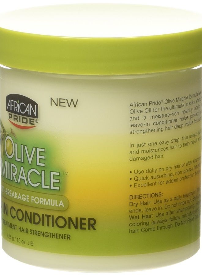 Olive Miracle Leave-in Conditioner, 15 Ounce