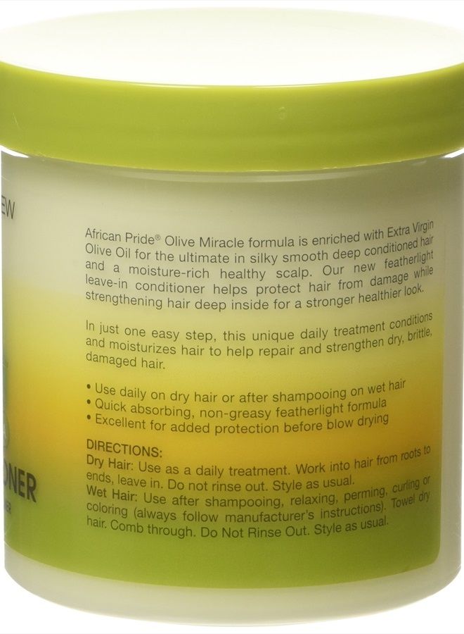 Olive Miracle Leave-in Conditioner, 15 Ounce