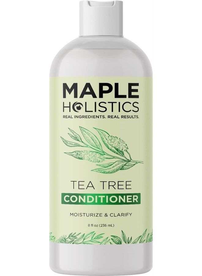 Tea Tree Conditioner for Dry Hair - Tea Tree Oil Conditioner for Oily Hair and Sulfate Free Conditioner for Dry Hair - Cleansing Conditioner and Tea Tree Dry Scalp Care with Tea Tree Oil for Hair