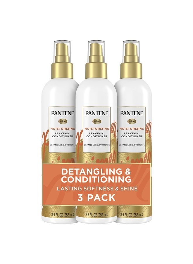 Conditioning Detangler Spray, Nutrient Boost, Pro-V Repair and Protect for Damaged Hair, 8.5 oz, 3 Count