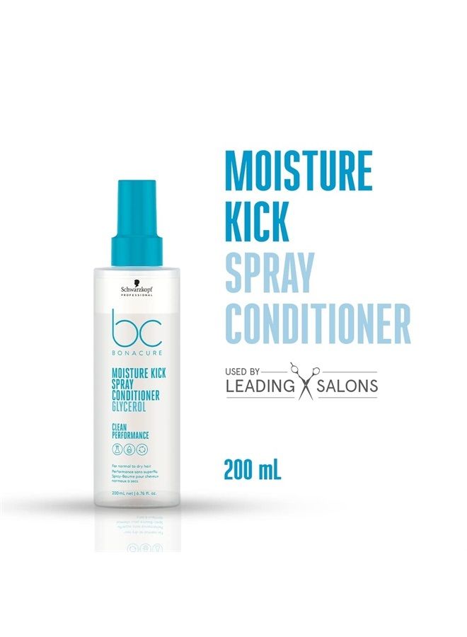 BC BONACURE Hyaluronic Moisture Kick Spray Conditioner, 6.8-Ounce