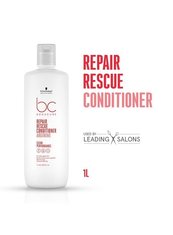 BC BONACURE Peptide Repair Rescue Conditioner, 33.8-Ounce