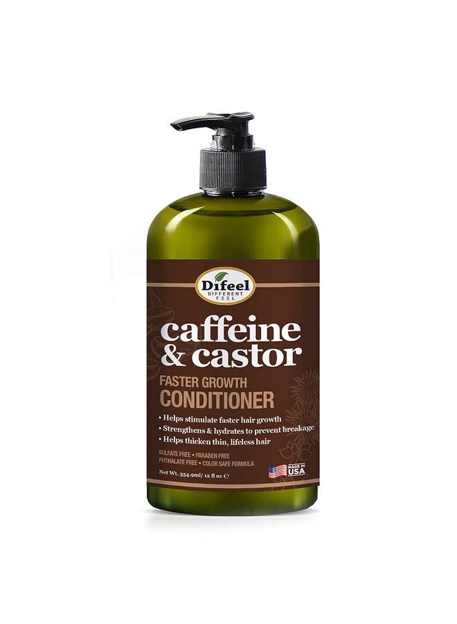 Caffeine & Castor Faster Growth Conditioner 12 Oz.