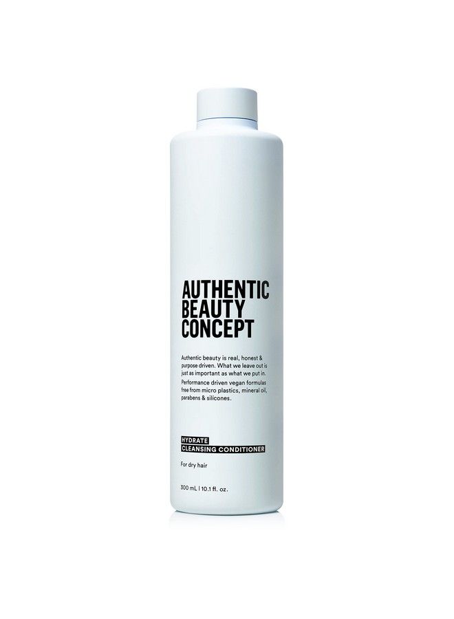 Hydrate Cleansing Conditioner Normal To Dry Or Curly Hair Adds Elasticity & Shine Vegan Cruelty And Silicone Free 10.1 Fl Oz