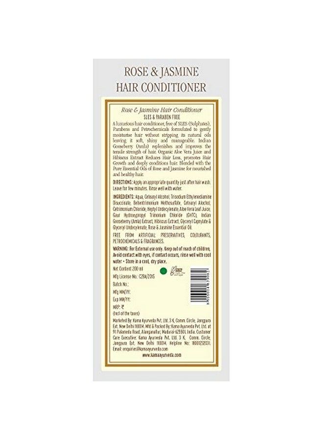 Rose & Jasmine Hair Conditioner 200Ml