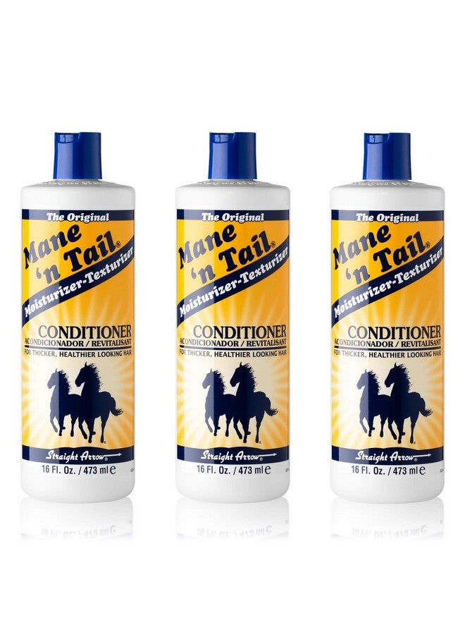 Ane 'N Tail Original Formula For Thicker Fuller Hair 16 Oz (3 Pack Conditioner)