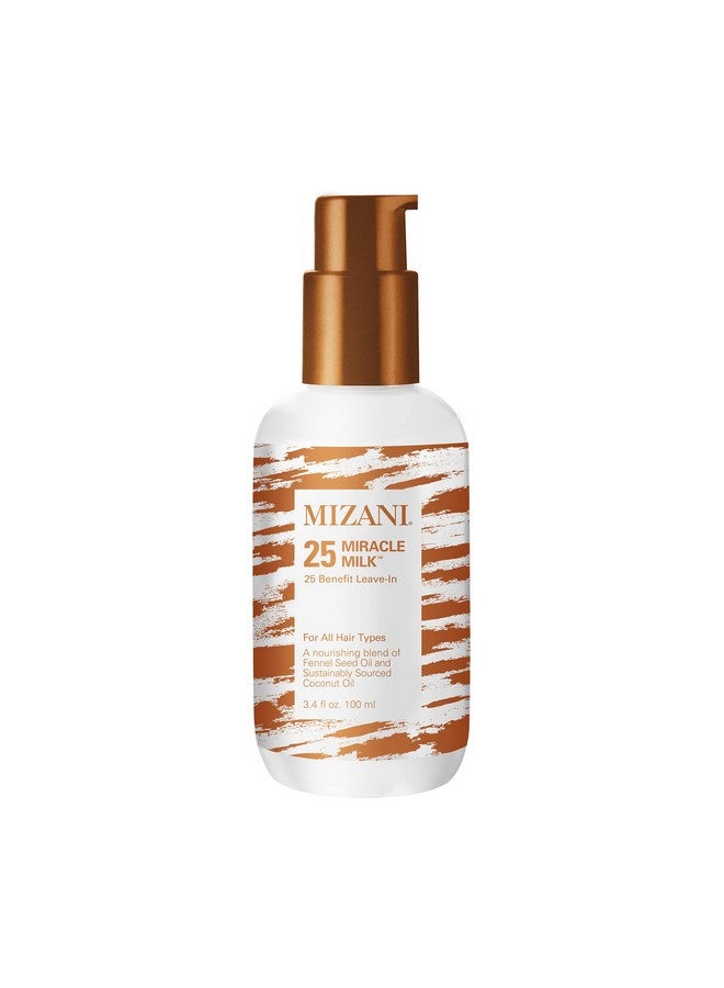 Izani 25 Miracle Milk Leavein Conditioner ; Moisturizing Detangler Spray ; For Frizzy & Curly Hair ; 3.4 Fl Oz