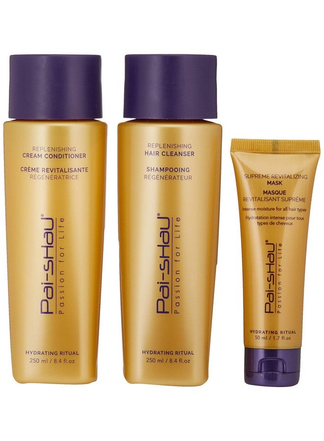 Replenishing Cleanser Replenishing Conditioner Supreme Revitalizing Mask Set