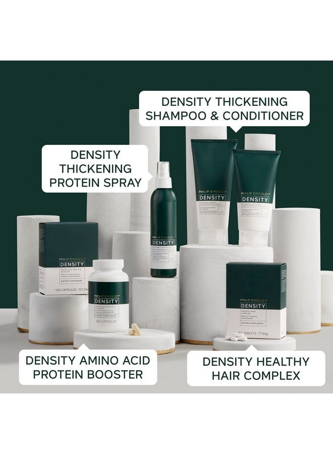 Density Thickening Conditioner For Thinning Hair And Hair Loss Fine Fragile Thin Hair Thickener Volumizer Strengthener Helps Volumize And Strengthen 5.74 Oz