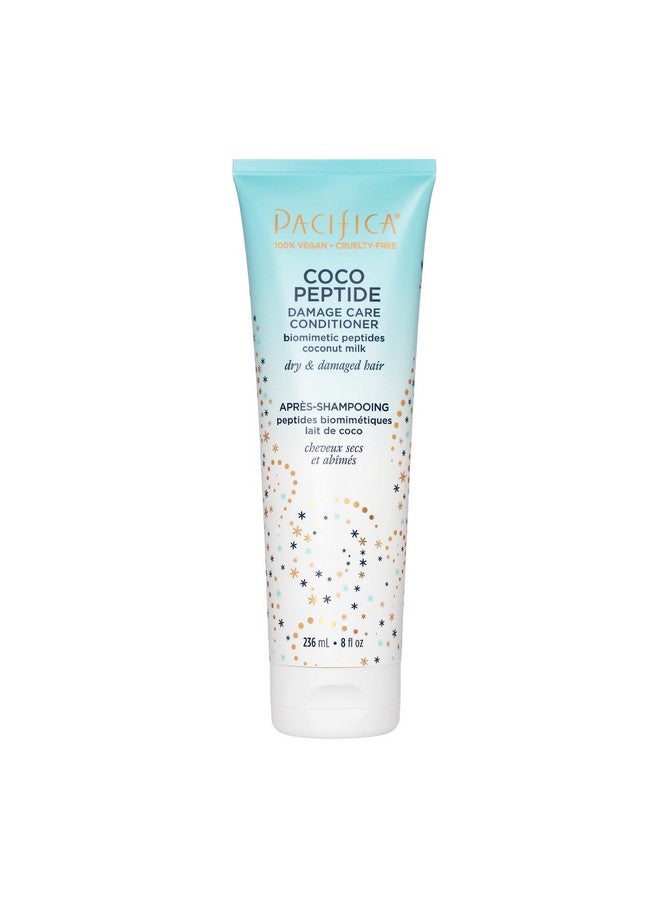 Beauty Coco Peptide Damage Care Conditioner Dry & Damaged Hair Repair Damage From Bleach Color Chemical Services Chlorine & Heat Coconut Vitamin B5 Peptide Split Ends & Breakage