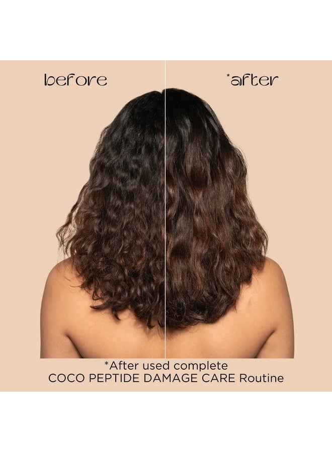 Beauty Coco Peptide Damage Care Conditioner Dry & Damaged Hair Repair Damage From Bleach Color Chemical Services Chlorine & Heat Coconut Vitamin B5 Peptide Split Ends & Breakage