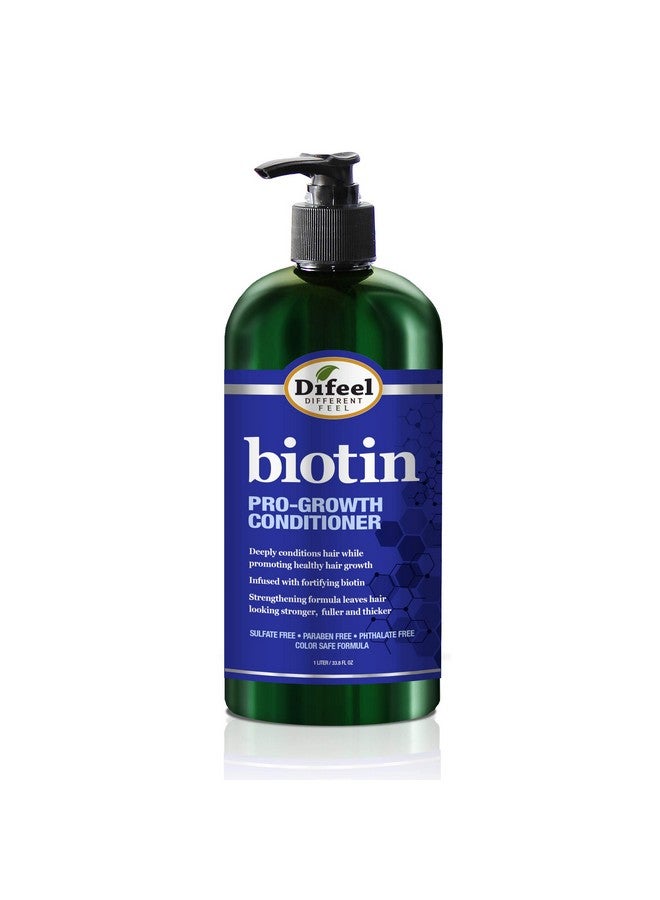 Progrowth Biotin Conditioner For Hair Growth 33.8 Oz. Conditioner For Thin Hair