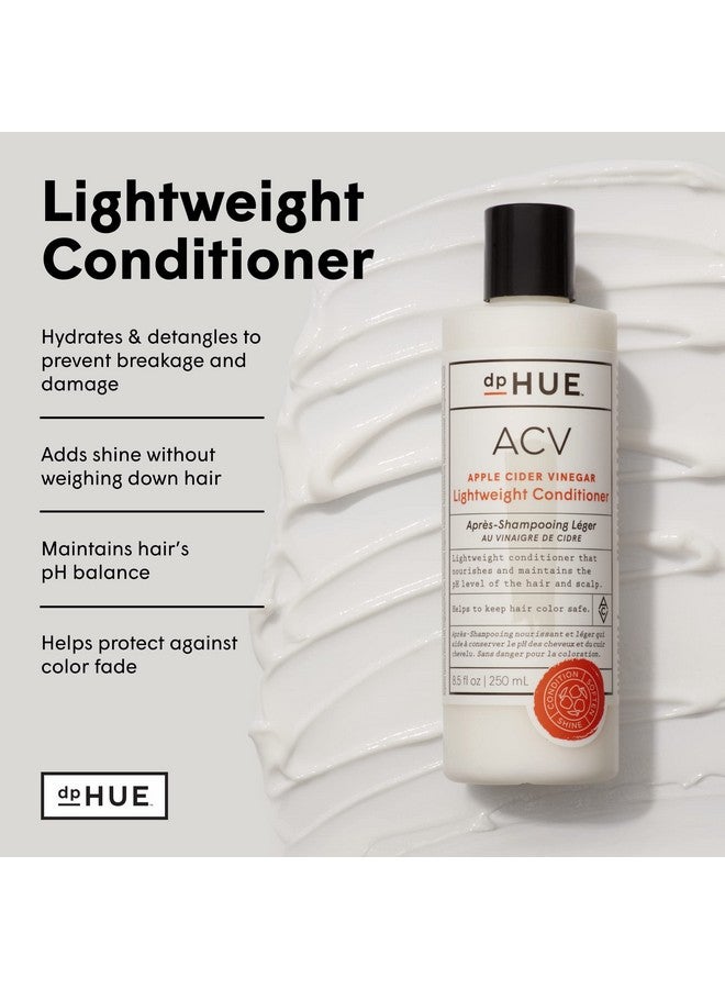 Apple Cider Vinegar Lightweight Conditioner 8.5 Fl Oz Hydrates Adds Shine & Helps Protect Color With Aloe Vera Shea Butter & Panthenol