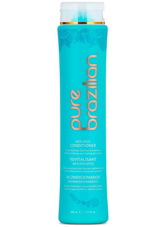 Antifrizz Daily Conditioner With Keratin And Acai Smoothing And Strengthening Complex For Shinier Hair Without Frizz 13.5 Oz