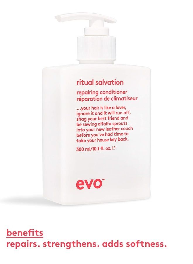 Ritual Salvation Repairing Hair Conditioner - Protein Treatment for Damaged & Brittle Hair, Helps Reduce Breakage & Protects Color - Travel Size, 30ml / 1.01fl.oz