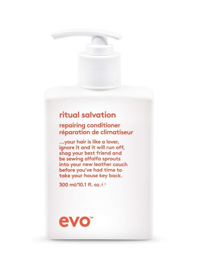 Ritual Salvation Repairing Hair Conditioner - Protein Treatment for Damaged & Brittle Hair, Helps Reduce Breakage & Protects Color - Travel Size, 30ml / 1.01fl.oz