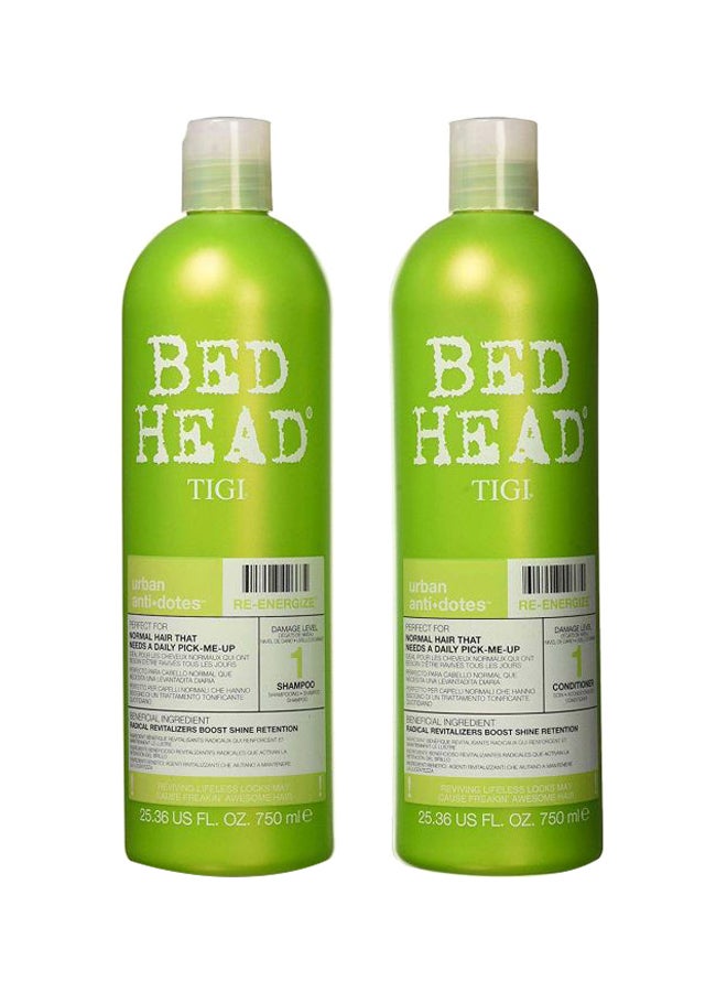 Bed Head Re-Energize Shampoo And Conditioner Duo