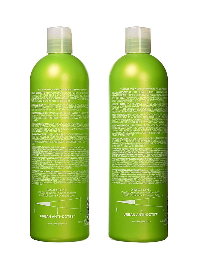 Bed Head Re-Energize Shampoo And Conditioner Duo