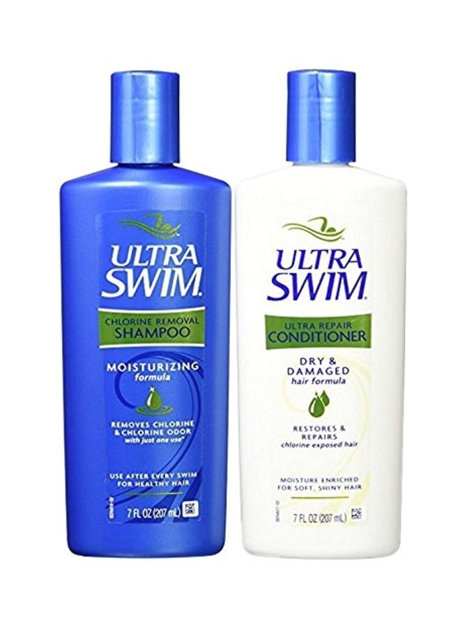 2-Piece Chlorine Removal Shampoo With Ultra Repair And Conditioner Set