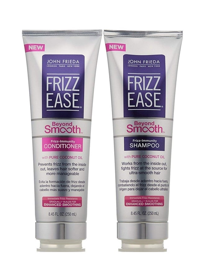 Frizz Ease Beyond Smooth Shampoo And Conditioner Set 250ml