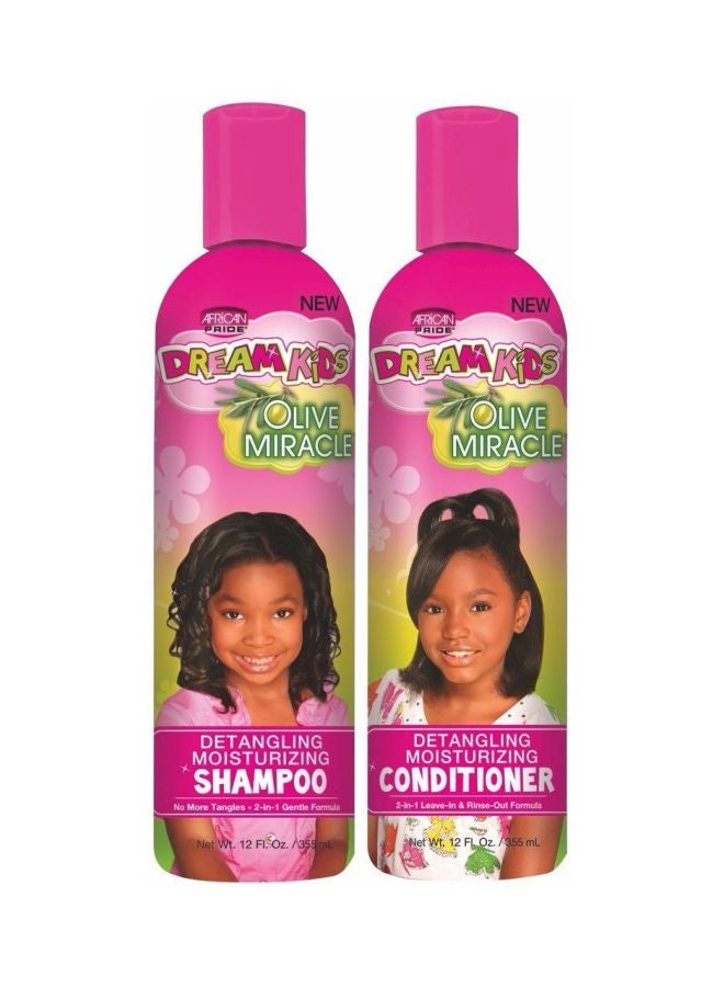 Detangling Moisturizing Shampoo And Conditioner Set