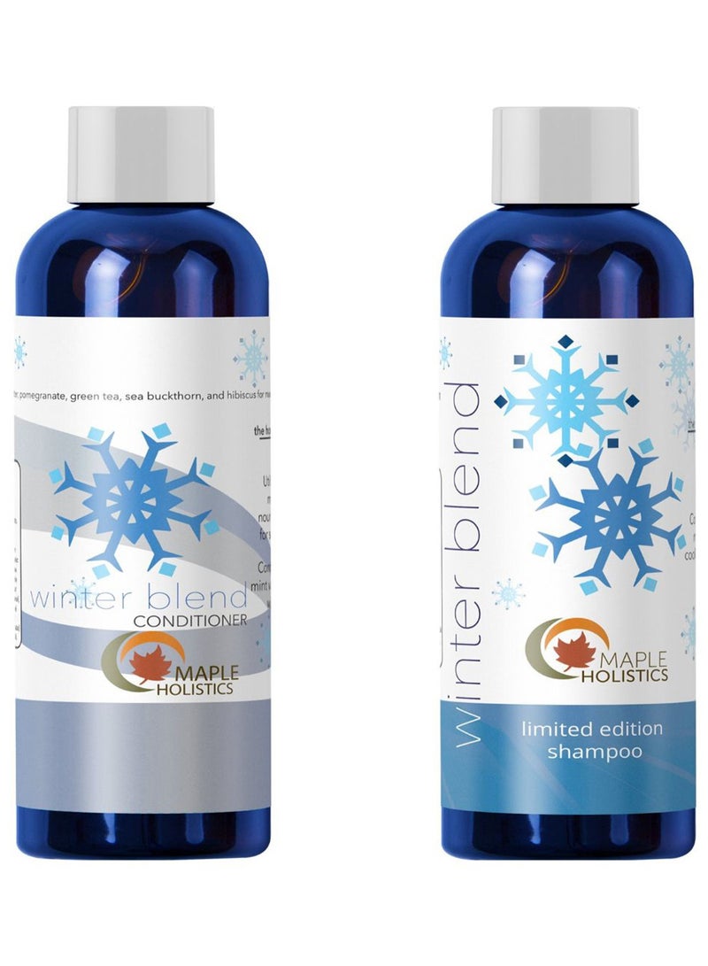 Winter Blend Natural Mint Shampoo and Conditioner Set 2 x 236ml