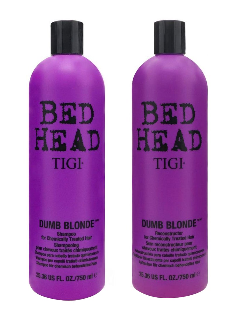 Bed Head Dumb Blonde Shampoo And Reconstructor Conditioner Set