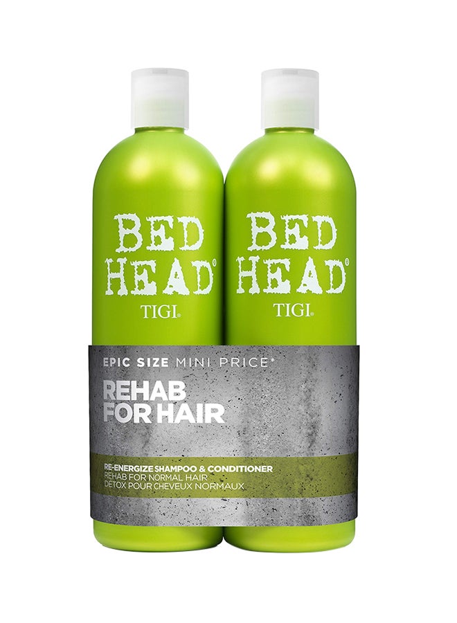 Bed Head Urban Antidotes Re-Energize Tween Shampoo & Conditioner Duo 750ml