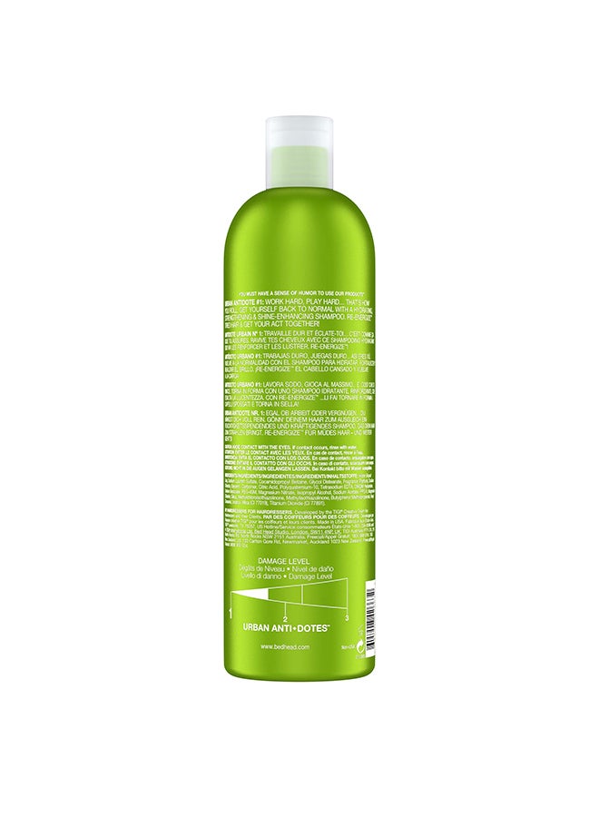 Bed Head Urban Antidotes Re-Energize Tween Shampoo & Conditioner Duo 750ml