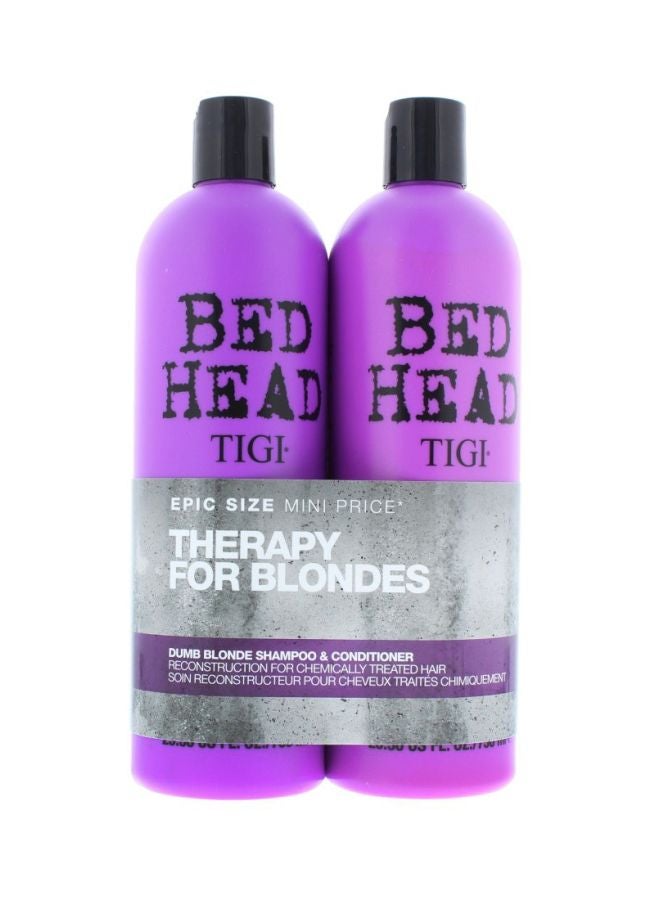 2-Piece Bed Head Dumb Blonde Shampoo And Conditioner