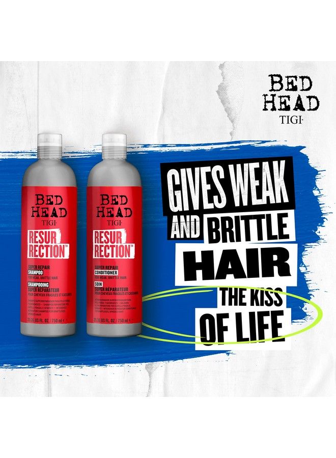 Bed Head By Shampoo & Conditioner For Damaged Hair Resurrection Infused With The Resurrection Plant 2 X 25.36 Fl Oz