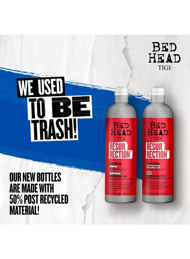 Bed Head By Shampoo & Conditioner For Damaged Hair Resurrection Infused With The Resurrection Plant 2 X 25.36 Fl Oz